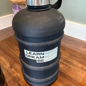 Alphalete Black Inspirational Water Jug